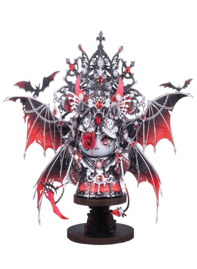 مو مجموعة ألغاز معدنية ثلاثية الأبعاد من MU، تتضمن مجسم قطة صغيرة مستوحاة من ملكة مصاصي الدماء المظلمة، مع قاعدتين، ونماذج معدنية مصغرة للقطط، ومجموعات تجميع يدوية، وهدايا أعياد ميلاد، وديكورات منزلية ومكتبية. - Image 2